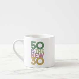 Taza De Espresso 50 es esencial el nuevo regalo de cumpleaños númer