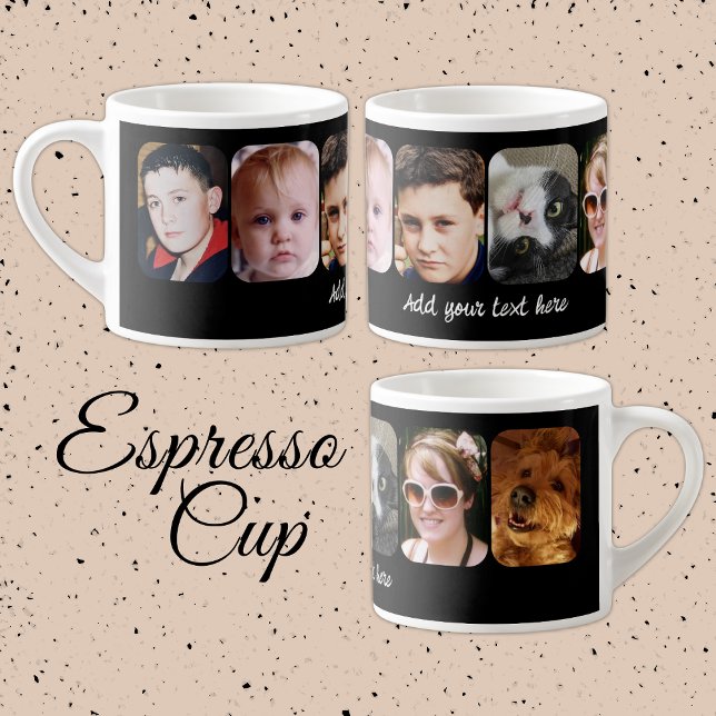 Taza De Espresso 6 photo collage add text black (Subido por el creador)