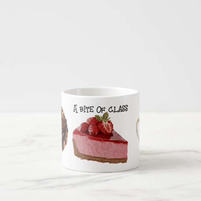 Taza De Espresso A Bite of Class (Frente)