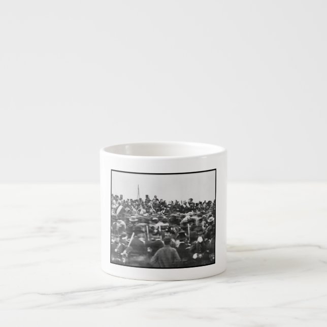 Taza De Espresso Abe Lincoln Gettysburg Dirección: Fin de la Guerra (Frente)