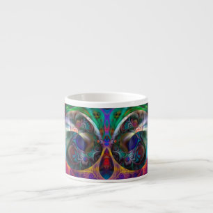 Taza De Espresso Abstracto Apofisis Lechuza I