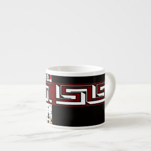 Taza De Espresso Abstracto, étnico, creativo