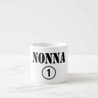 Taza De Espresso Abuelas italianas: Uno de Nonna Numero