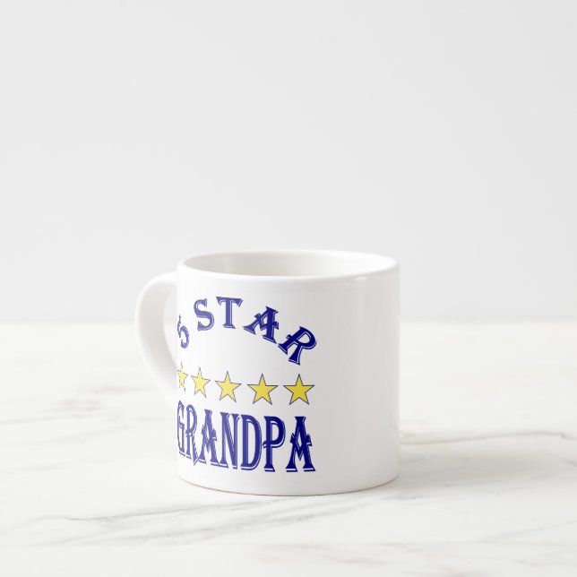 Taza De Espresso Abuelo de cinco estrellas (Izquierda)