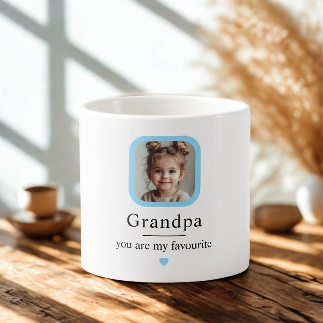 Taza De Espresso Abuelo personalizado con regalo de abuelo (Subido por el creador)