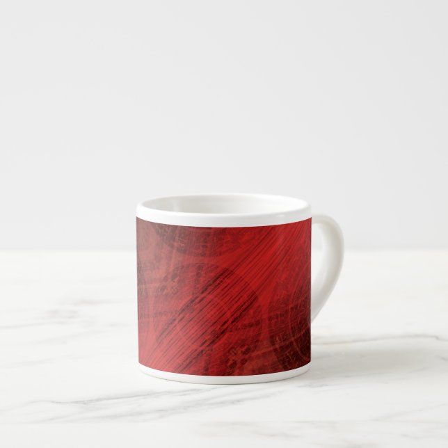 Taza De Espresso Aceptación | Medallones de Meditación Roja (Derecha)