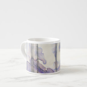 Taza De Espresso Acuarela Violet Free Expression