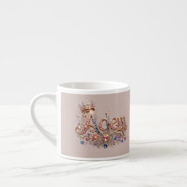 Taza De Espresso Adam Crown Design (Izquierda)