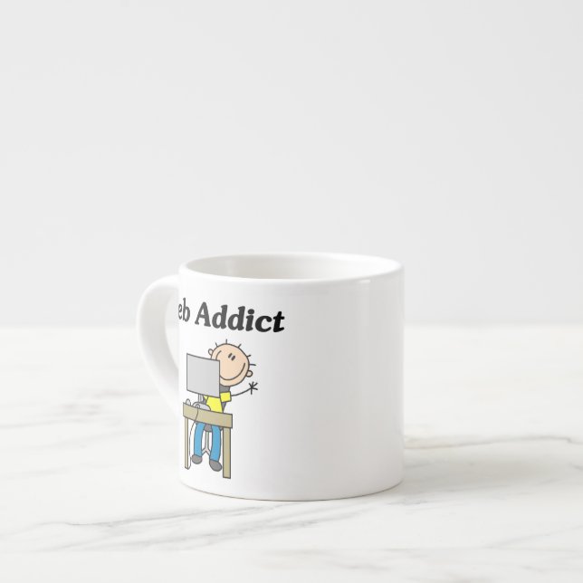 Taza De Espresso Adicto a la Web (Izquierda)