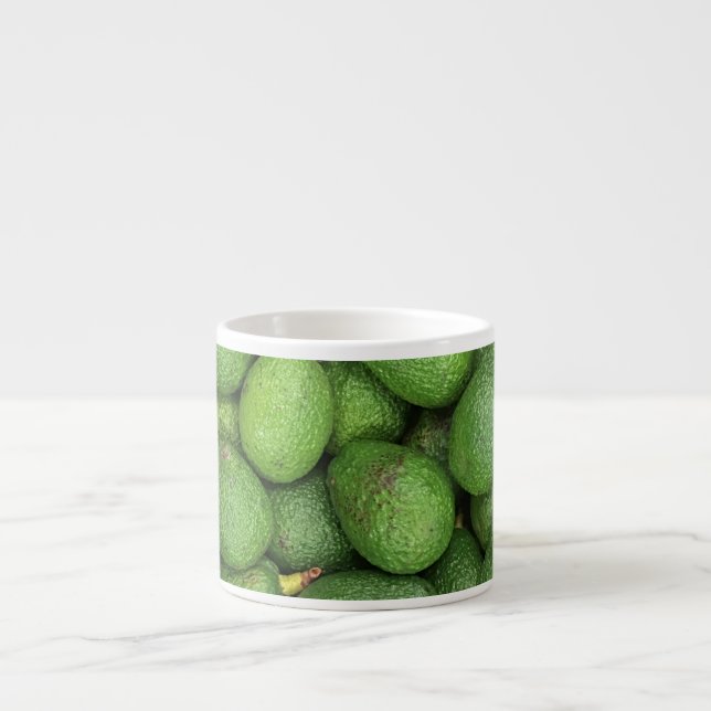 Taza De Espresso aguacados orgánicos (Frente)
