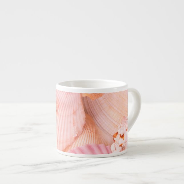 Taza De Espresso Aguas marinas rosas (Derecha)