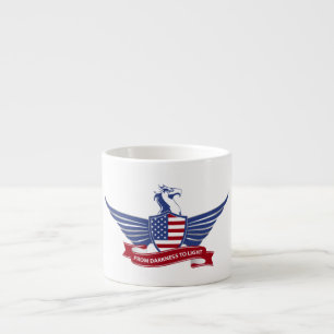 Taza De Espresso Águila americana