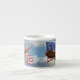 Taza De Espresso Águila calva americana