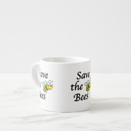 Taza De Espresso Ahorre las abejas