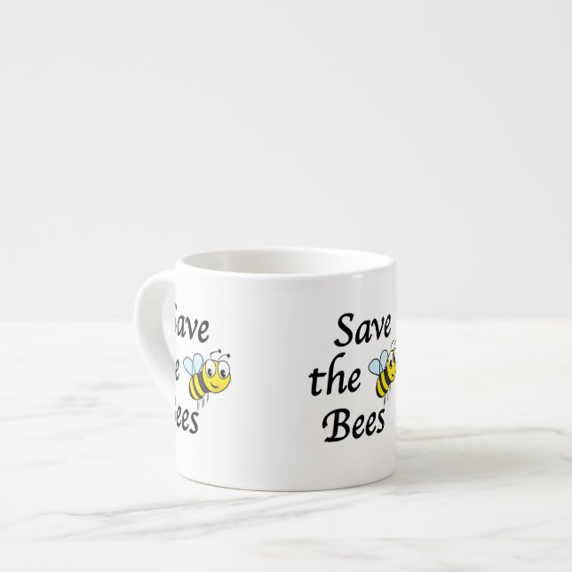 Taza De Espresso Ahorre las abejas (Izquierda)