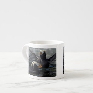 Taza De Espresso Alaska frailecillos copetudos