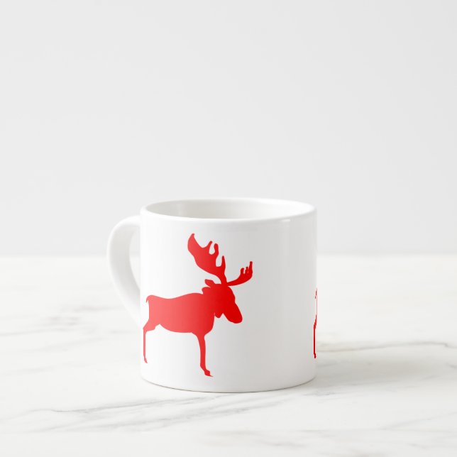 Taza De Espresso Alces rojos (Izquierda)
