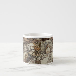 Taza De Espresso Alice Birthday Uncumpleaños Rabbit Hatter Fiesta