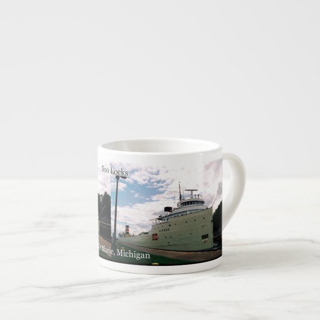Taza De Espresso Alpena Soo Locks espresso mug (Derecha)