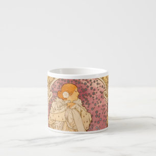 Taza De Espresso Alphonse Mucha La Dame Aux Camelias: Art Nouveau