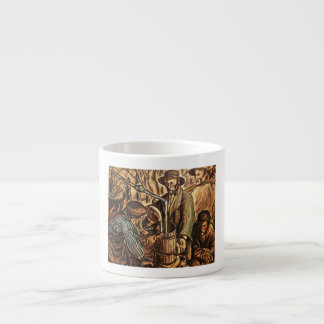Taza De Espresso Alucinadores Que Hacen Luminosos Blancos Liquor Wh