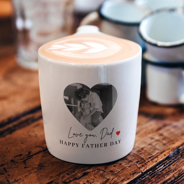 Taza De Espresso Ama personalizado a tu papá | Regalo fotográfico d (Subido por el creador)