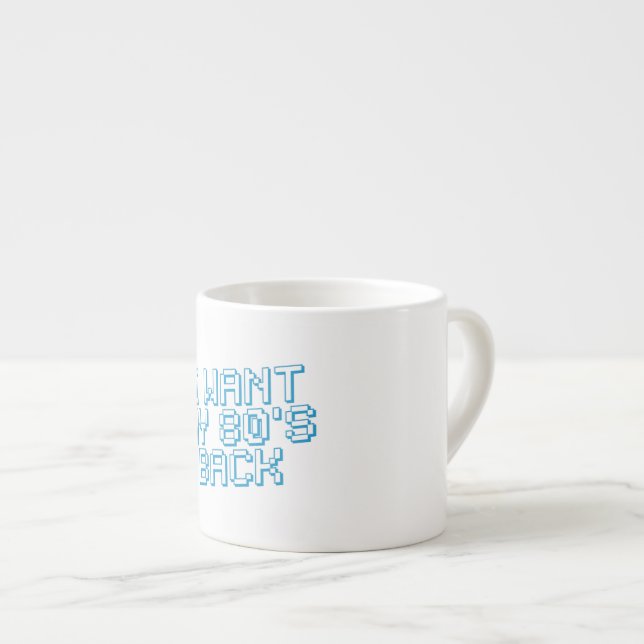 Taza De Espresso Amante de los años 80 (Derecha)