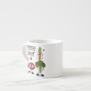 Taza De Espresso Amante del Veggie