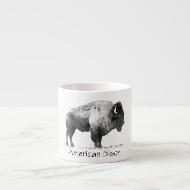 Taza De Espresso American Bison (Frente)