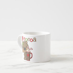 Taza De Espresso Amor del cacao del oso del chica