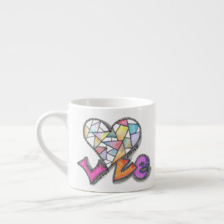 Taza De Espresso Amor hecho del corazón