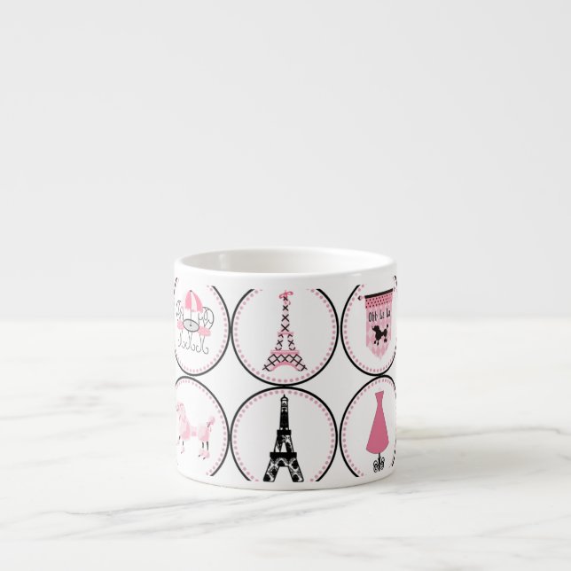 Taza De Espresso Amor para París (Frente)