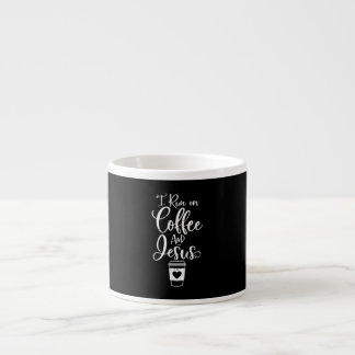 Taza De Espresso Amor por Dios | Corro En Café Y Jesús