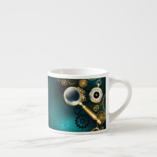 Taza De Espresso Ampliador en estilo Steampunk