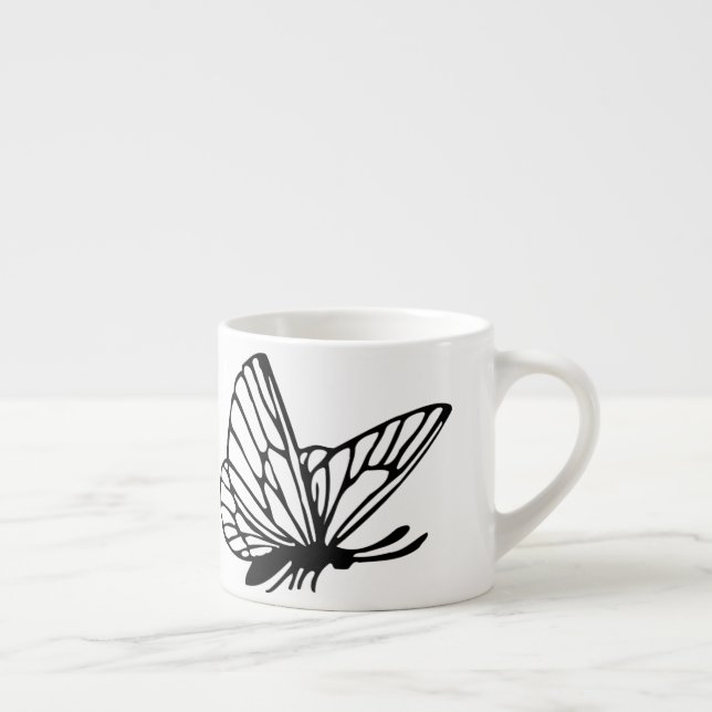 Taza De Espresso animal-mariposas-insecto-mariposa (Derecha)