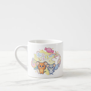 Taza De Espresso Anime Magical Candyland con Jerry y Tuffy