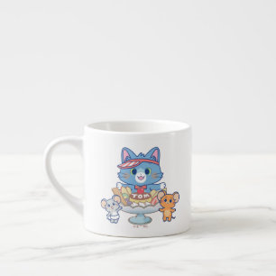 Taza De Espresso Anime Tom, Jerry y la sala de postres Tuffy