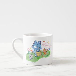 Taza De Espresso Anime Tom, Jerry y Tuffy Picnic
