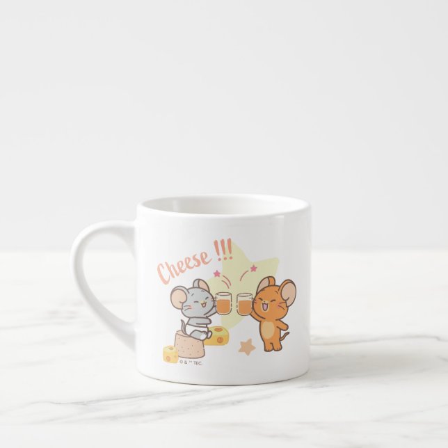 Taza De Espresso Anime Tuffy y Jerry Cheese (Izquierda)