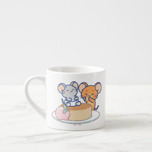 Taza De Espresso Anime Tuffy y Jerry Cheesecake