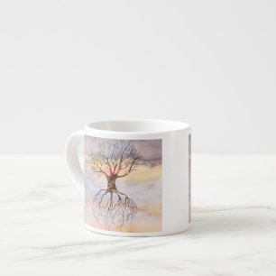 Taza De Espresso Árbol contra el cielo