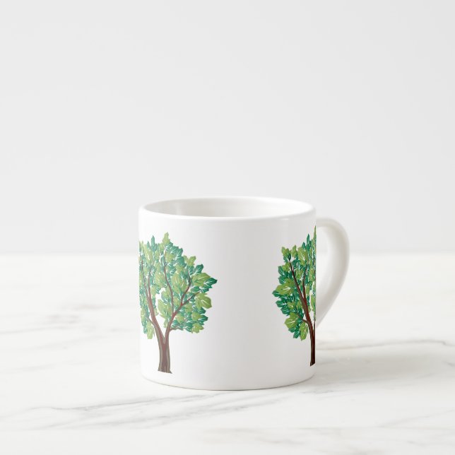 Taza De Espresso Árbol de roble (Derecha)