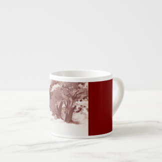 Taza De Espresso Arbol de roble