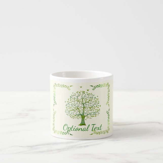 Taza De Espresso Árbol de vida (Frente)