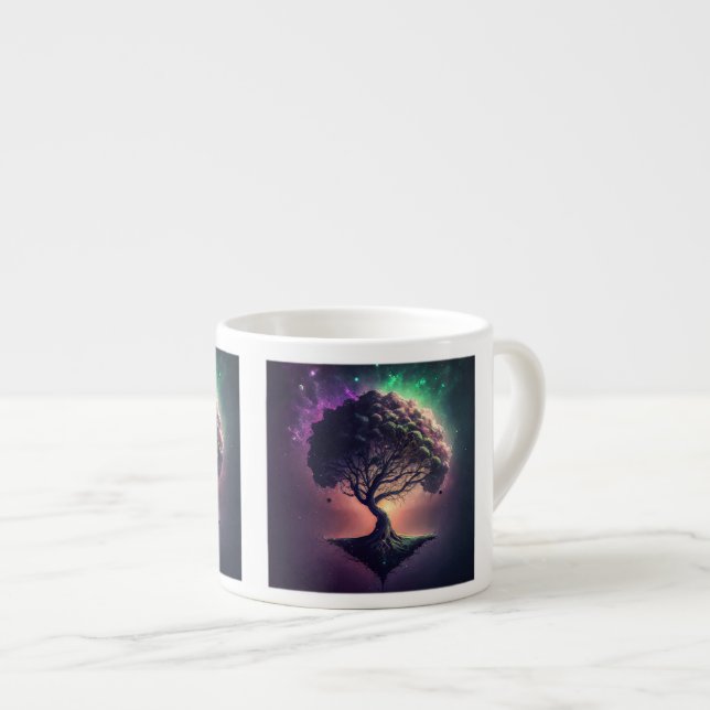 Taza De Espresso Árbol en el espacio (Derecha)