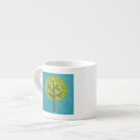 Árbol verde con hojas amarillas de Chariklia Zarri