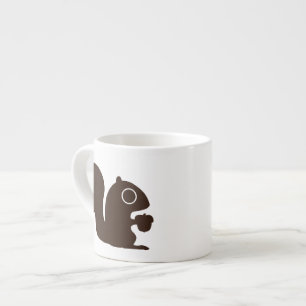 Taza De Espresso Ardilla con el texto adaptable