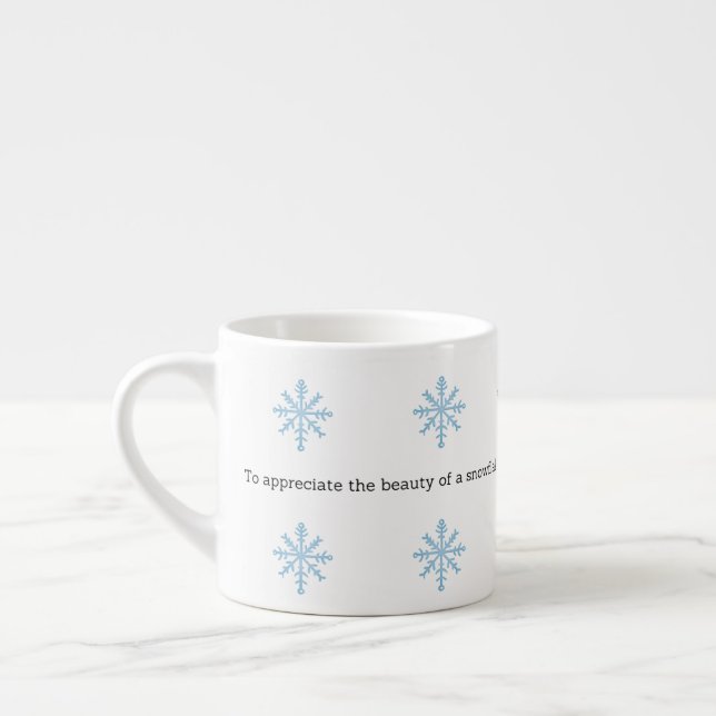 Taza De Espresso Aristotle Winter Quote Decor For Home (Izquierda)