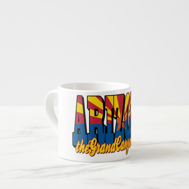 Taza De Espresso Arizona el Estado del Gran Cañón (Izquierda)