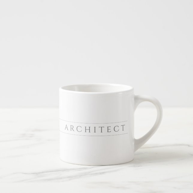 Taza de espresso ARQUITECTO / Gris (Derecha)